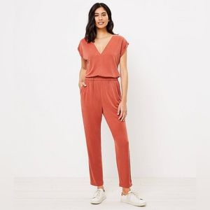 Lou & Grey Sandwashed Jumpsuit Red Clay